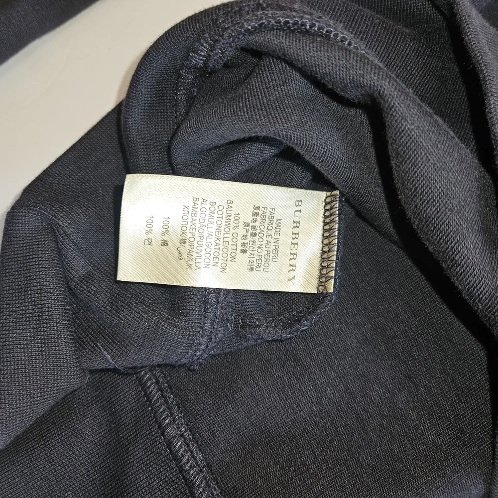 Burberry Brit Men's Large Navy Half Zip-Up Pullover - Picture 12 of 16